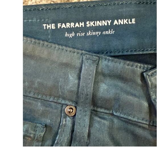 NEW AG Jeans Women’s Size 4 (26) Farrah Skinny Mid-Rise Ankle Royal Lagoon NWOT - Picture 4 of 9
